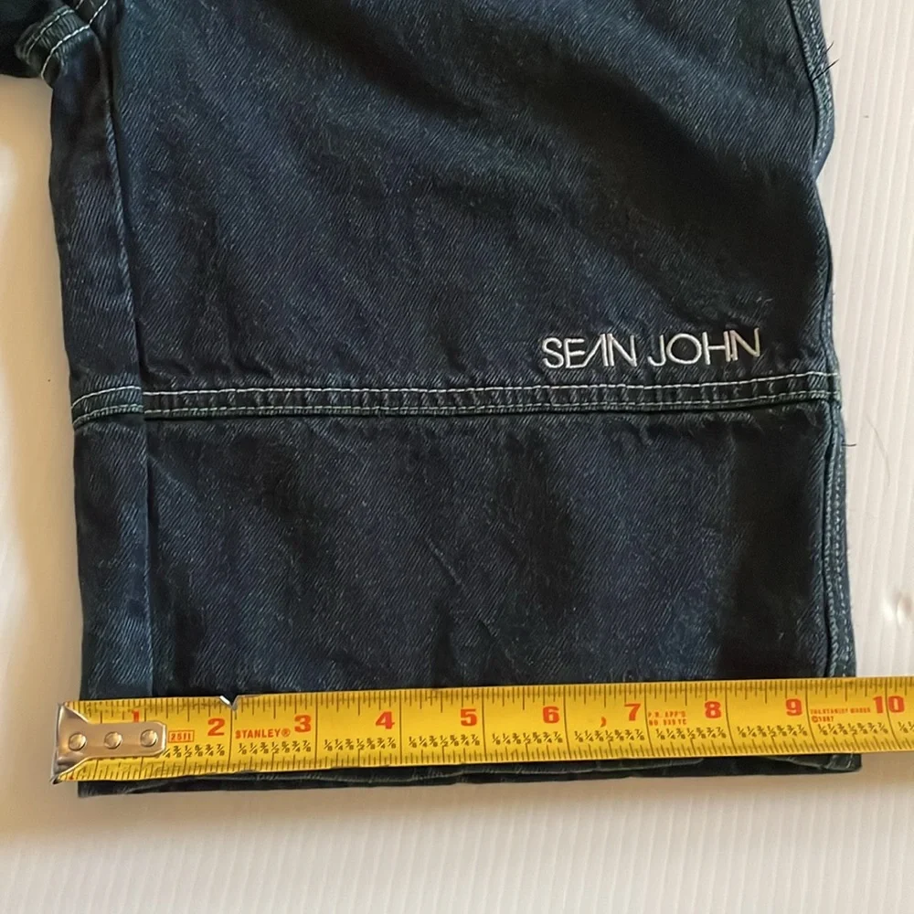 Sean John dark denim jeans shorts.  Boys size 12